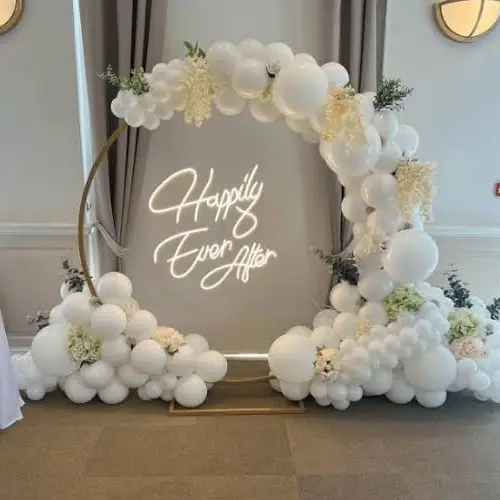 Helium balloon bouquet decoration