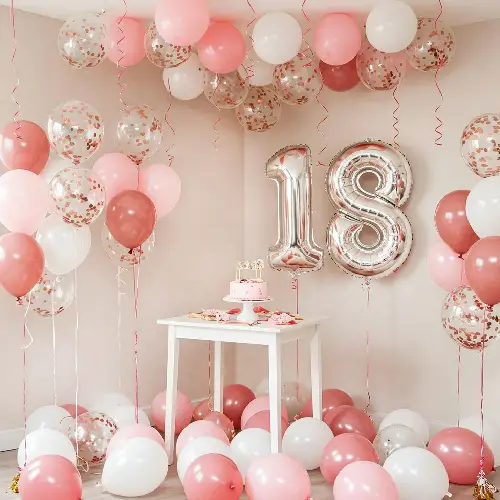 Baby shower balloon decoration