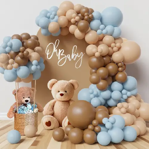 Baby shower balloon decoration